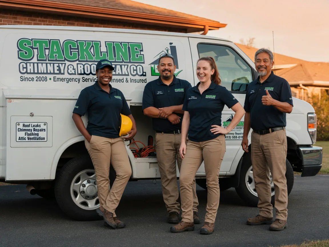Chimney flashing repair company in Aurora, MO